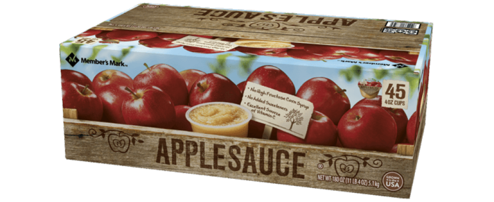 Members Mark Applesauce Reduced